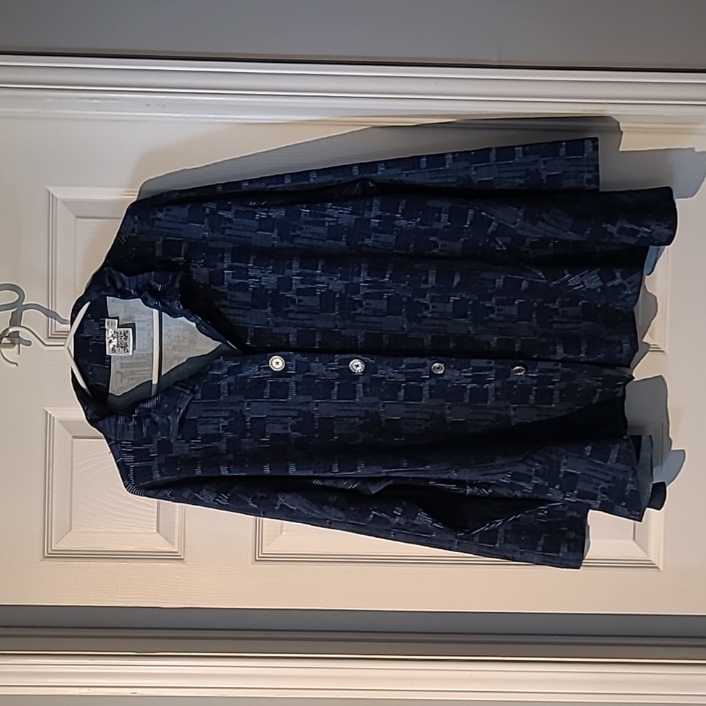 Jersey over jacket/blouse